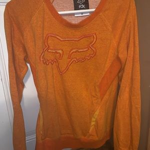 Orange FOX sweatshirt